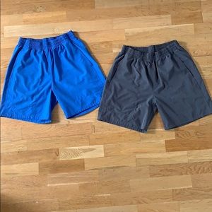 2 pair bundle of Outdoor Voices unlined shorts